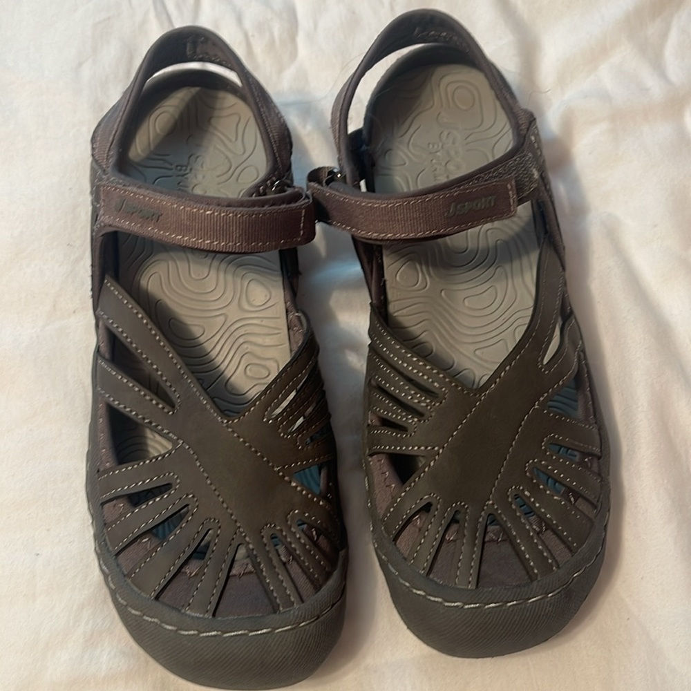 JSport by Jambu Taupe Adventure Sandals